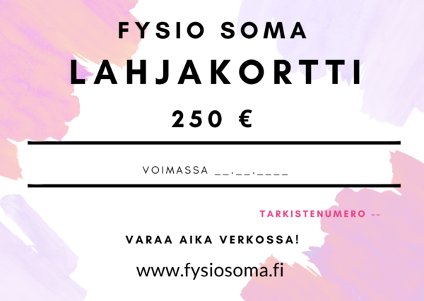 Lahjakortti 250€